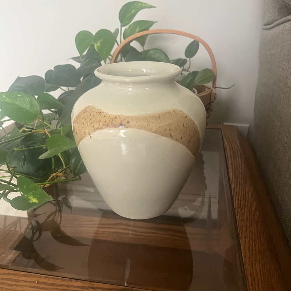 Minimalistic studio pottery vase